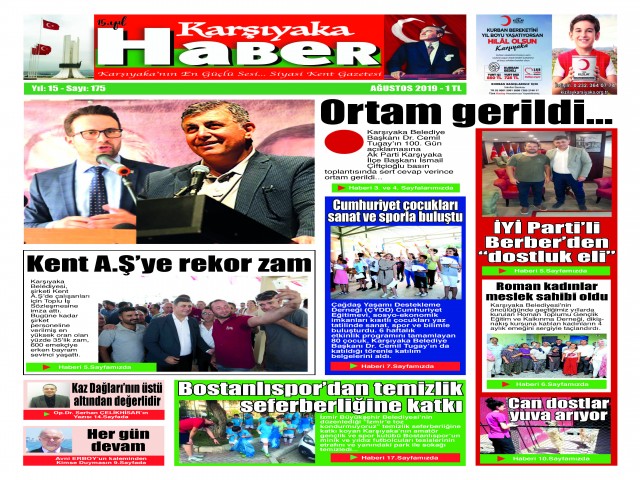 Karşıyaka Haber Gazetesi Ağustos 2019