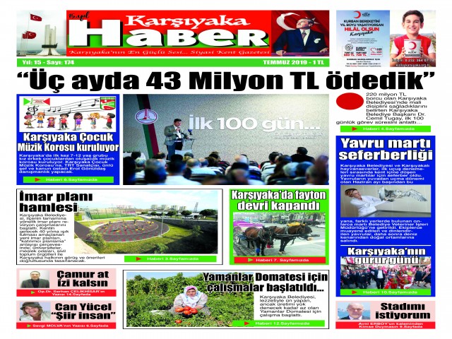 Karşıyaka Haber Gazetesi Temmuz 2019
