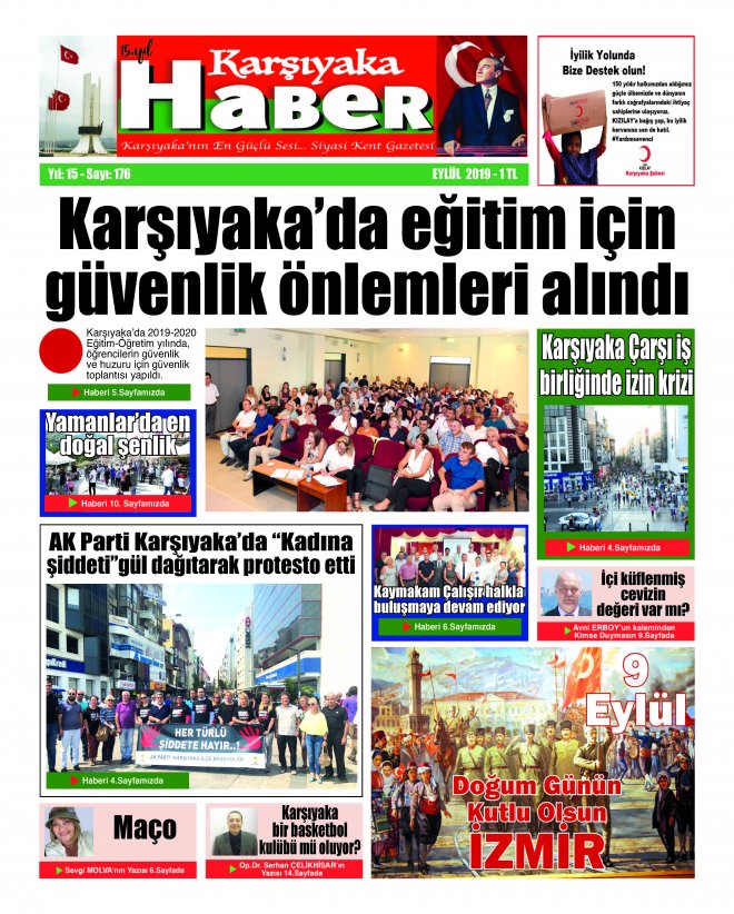 Karşıyaka Haber Gazetesi Eylül 2019