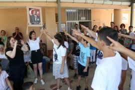 Cumhuriyet çocukları sanat ve sporla buluştu