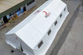 Kızılay Karşıyaka, İnsanı Yardım Çadırı kurdu