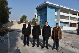 Kaymakam Demir: Atakent Anadolu Lisesi inşasını titizlikle izliyoruz