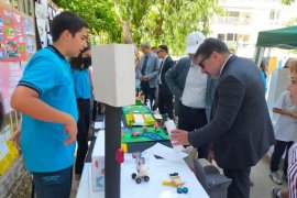 Metin Aşıkoğlu TÜBİTAK Bilim Fuarı'na büyük ilgi