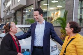 İsmail Çiftçioğlu Örnekköy'ü dolaştı