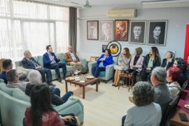 Çiftçioğlu Atatürk Düşünce Derneği’ni ziyaret etti