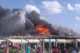 Yasemin Kafe'de yangın çıktı...