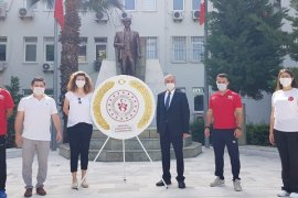 19 Mayıs Karşıyaka’da sade törenle kutlandı