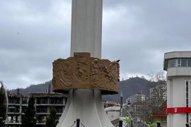 Rize Belediyesi Karşıyaka Anıtı’nı taklit etti…