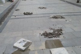 Karşıyaka Çarşısı'nda tamirat!..