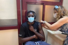 Kanada Voleybol Milli Takımı Karşıyaka'da aşı oldu