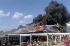 Yasemin Kafe'de yangın çıktı...