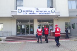 Karşıyaka Emniyetin iftarlıkları Türk Kızılay Karşıyaka’dan…