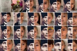 Çandarlı Cumhuriyet İlkokulu öğrencilerinden 100.yılda 100 ağaç