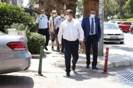 Başkan Tugay denetimde...