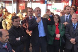 Cemil Tugay, Cumhuriyet ve İnönü mahallelerinde seçim ofisi açtı
