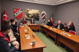 Ak Parti Karşıyaka İlçe Başkanı KSK'yi ziyaret etti