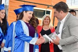 Özel öğrenciler diploma aldı...