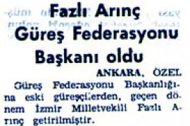 Muharrem Candaş ve Fazlı Arınç Türk Güreşinin Efsane Karşıyakalıları