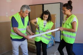 Mavişehir Rotary, Lamia Karer Ortaokulu'nun tadilatına başladı