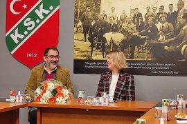 Ak Parti Karşıyaka İlçe Başkanı KSK'yi ziyaret etti