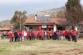 Orman yangınları söndürmeye Karşıyaka Kızılay’dan destek