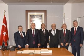 Yargıtay Başkanı ve Yargıtay Cumhuriyet Başsavcısı Karşıyaka Adliye Sarayı’nı ziyaret etti