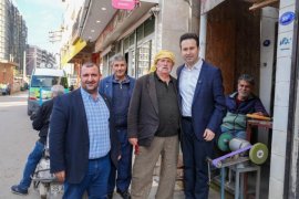 İsmail Çiftçioğlu Örnekköy'ü dolaştı