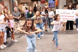 Dünya Sevgi Günü etkinliklerinin 2. gününde çocuklar çarşıyı renklendirdi