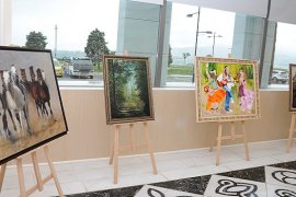 Karşıyaka Halk Eğitim Yağlı boya resim sergisi açıldı