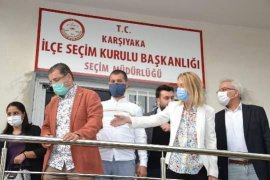 Ak Parti Karşıyaka İlçe Başkanı Keseli mazbatasını aldı