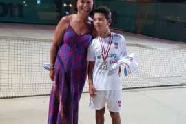 Bostanlıspor’un tenis turnuvasında şampiyonu Yüce…
