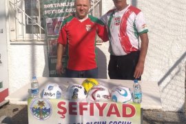 Şefiyad'tan Bostanlıspor futbol alt yapısına top desteği