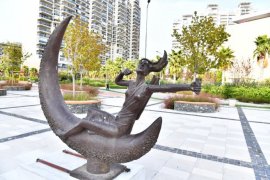 Heykel Çalıştayı’nda üretilen eserler Mavişehir Halk Park'ta