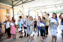 Cumhuriyet çocukları sanat ve sporla buluştu