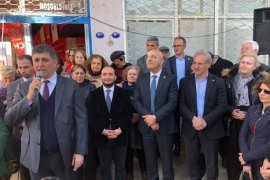 Cemil Tugay, Cumhuriyet ve İnönü mahallelerinde seçim ofisi açtı