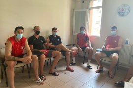 Kanada Voleybol Milli Takımı Karşıyaka'da aşı oldu