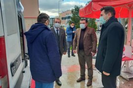 Kaymakam Çalışır ve kurum müdürlerinden kan bağışı