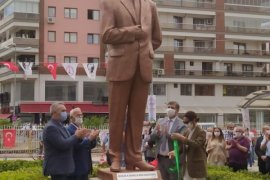 Şemikler Meydanındaki Atatürk Büstü yenilendi