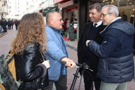 CHP adayı Dr.Cemil Tugay sahaya indi…