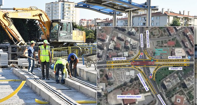  Atakent’te tramvay düzenlemesi 