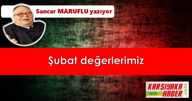 Şubat değerlerimiz