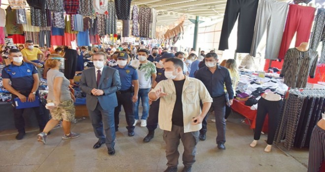 Karşıyaka'da tekstil pazarları kurulmayacak