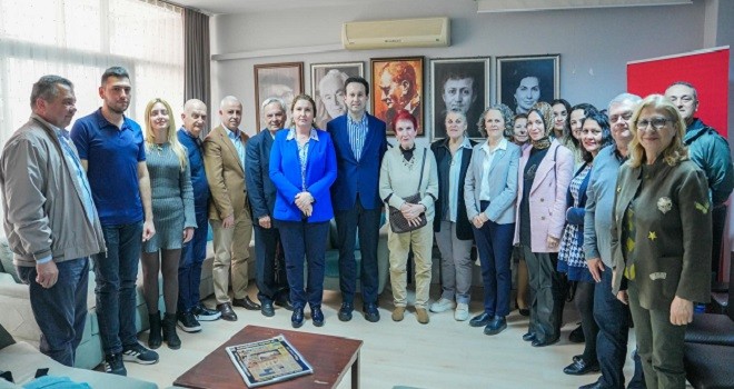 Çiftçioğlu Atatürk Düşünce Derneği’ni ziyaret etti