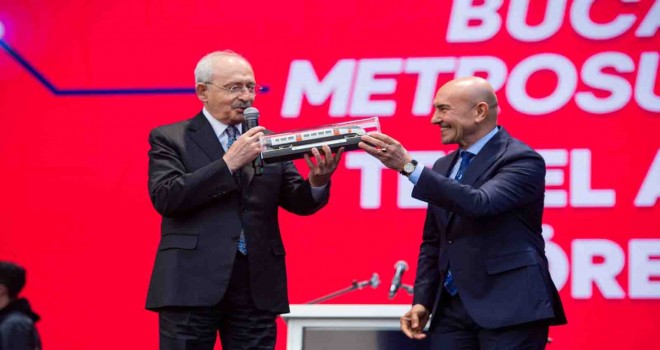 Kılıçdaroğlu Buca Metrosu'nun temelini attı
