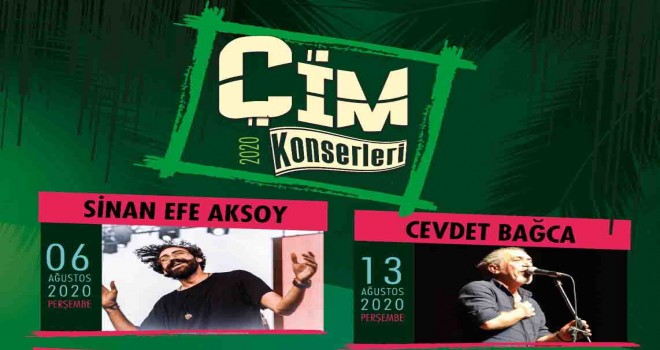 Çim Konserleri başlıyor