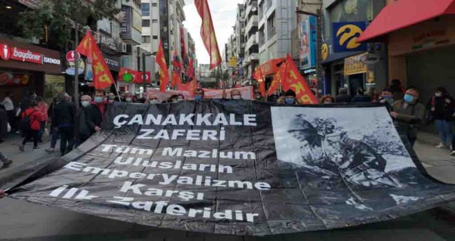 Halkın Kurtuluş Partisi'nden Karşıyaka'da 18 Mart yürüyüşü