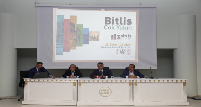 3.Bitlis Günleri 25-28 Ekim'de Karşıyaka’da...
