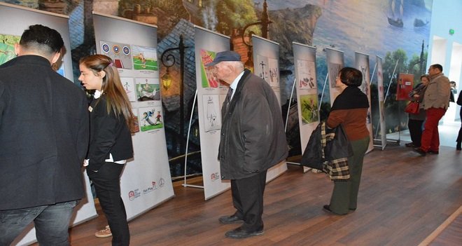 11. Uluslararası Fair Play Karikatür Sergisi Karşıyaka'da 2. kez  sergilenecek