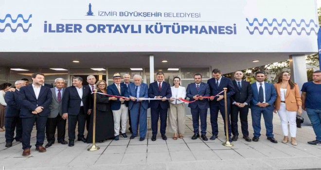 Prof. Dr. İlber Ortaylı kendi adını taşıyan kütüphaneyi açtı