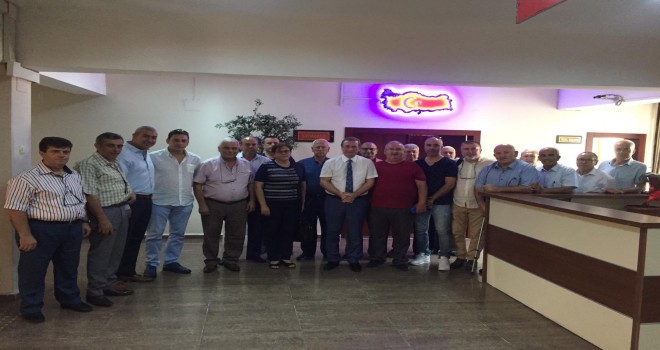 Kaymakam Çalışır muhtarlarla bayramlaştı